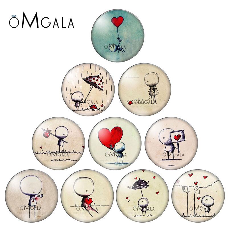 Chalk Bag - Dibujos simples de marionetas y corazón