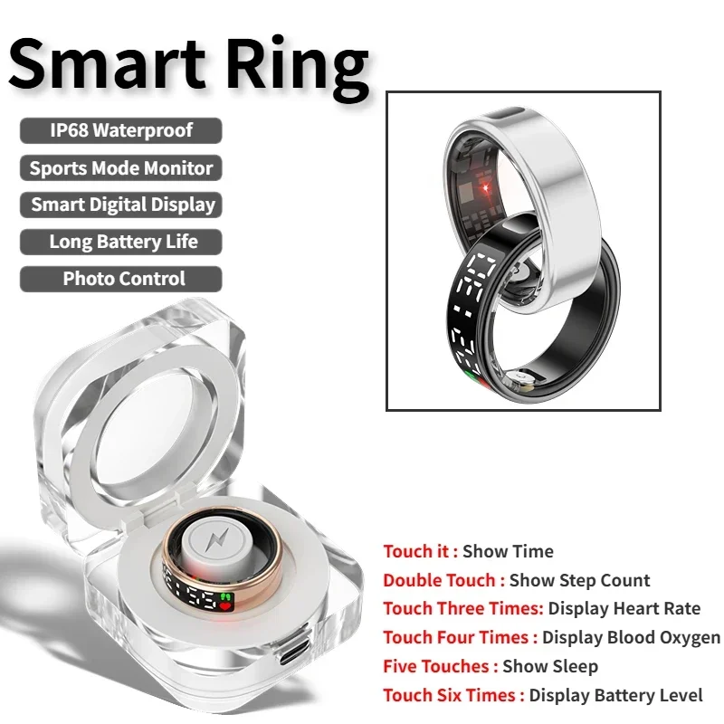 Gymnastic Ring - Anillo inteligente SR08 para hombres y