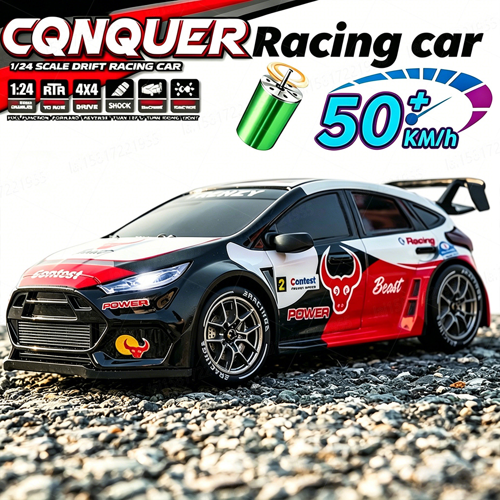 Coche RC 4WD 1:24 50KM/H, Coch - Victor Racket Jetspeed reseña y precio