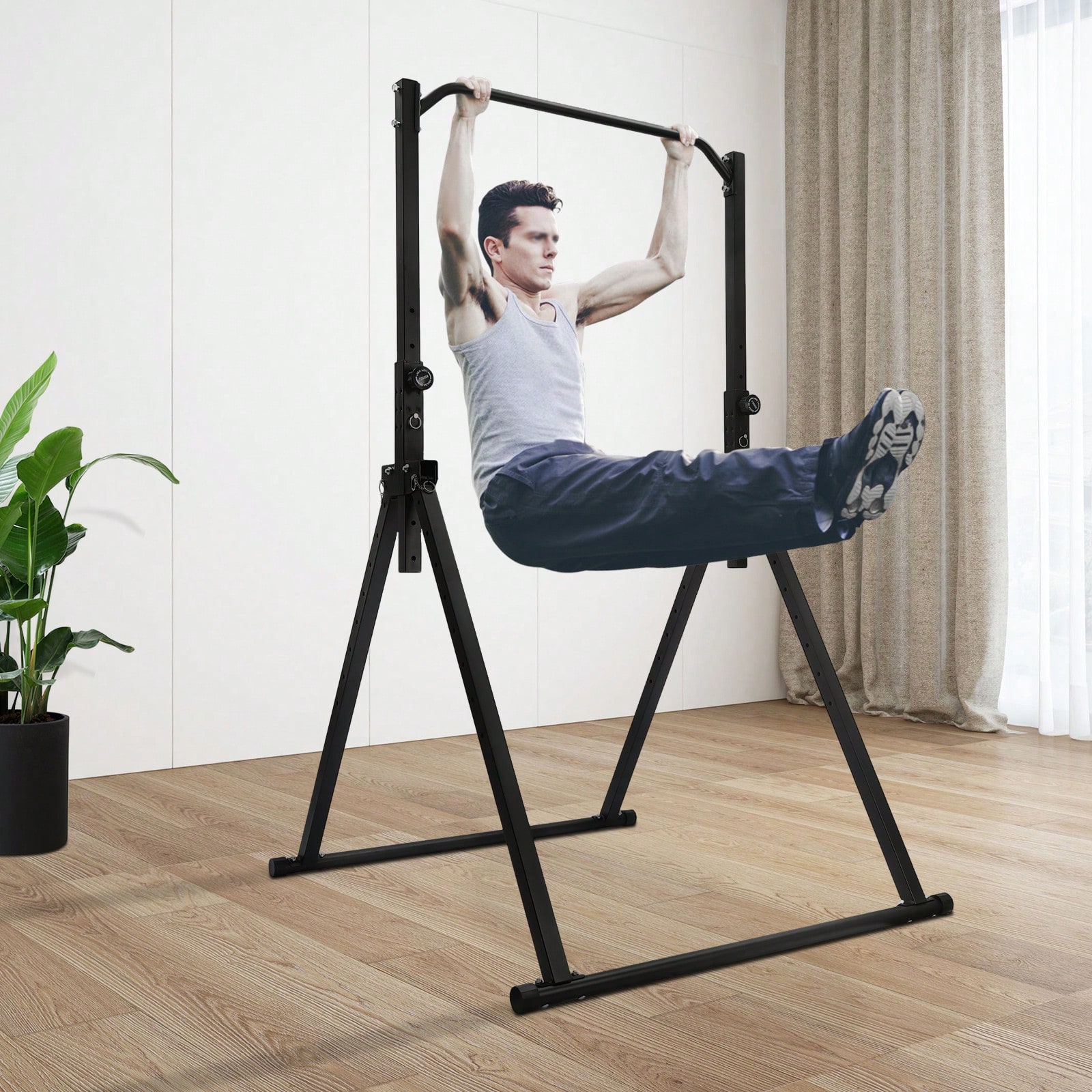 Estación de dominadas triangul - Pull Up Bar reseña y precio