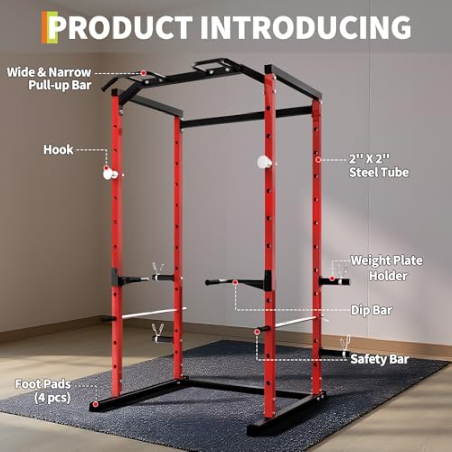 Jaula de potencia de alta resi - Pull Up Bar reseña y precio