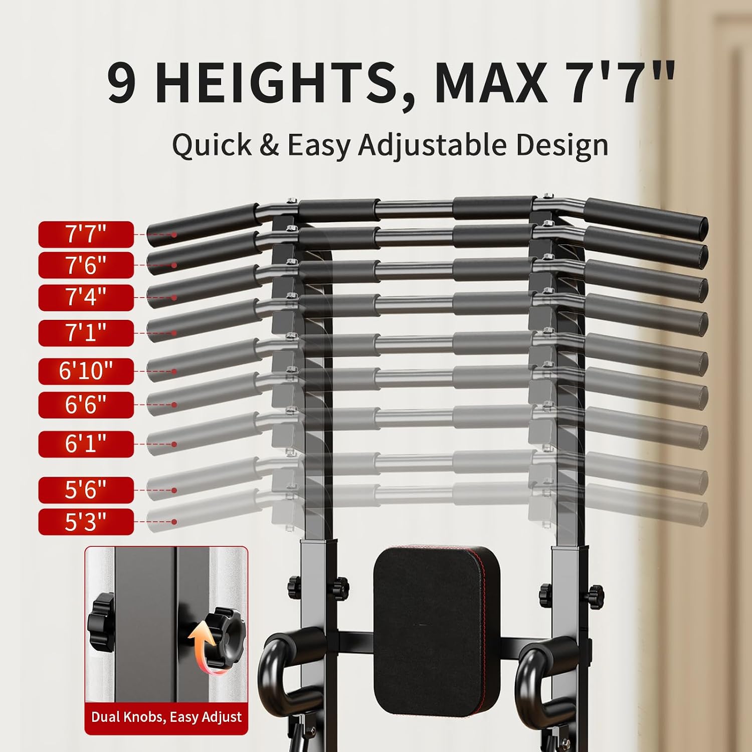 Estación de barras para domina - Pull Up Bar reseña y precio