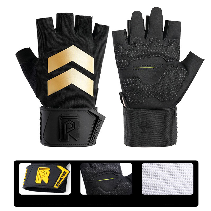 Guantes de fitness de medio de - Weightlifting Gloves reseña y precio