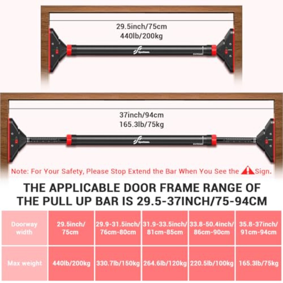 Barra de dominadas para puerta - Pull Up Bar reseña y precio